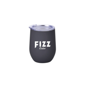 12 oz Vacuum Insulated Stainless Steel Stemless Wine Glass With Rubberized Finish