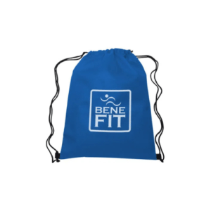 Customized Non-Woven Sports Pack With rPET Material blue