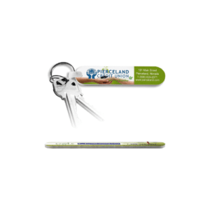 "MANI-ON-THE-GO" Multi-Color Thick Foam Nail File Keychain