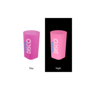 2oz Glow in the dark Shot Glass - Full Color Imprint