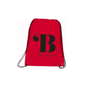 Custom Champion Heat Seal Non-Woven Drawstring Backpack