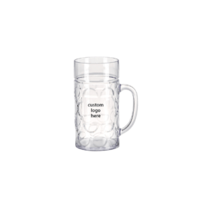 1/2 Liter Plastic German Style Oktoberfest Beer Mug with Handle