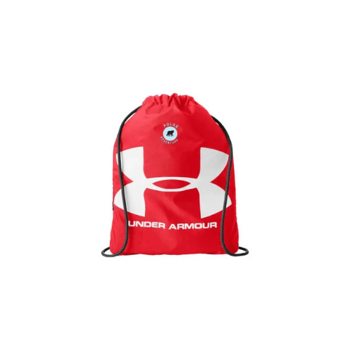 Printed Under Armour Ozsee Sackpack Drawstring Bag red