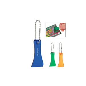 Lottery Scratcher With Bead Chain