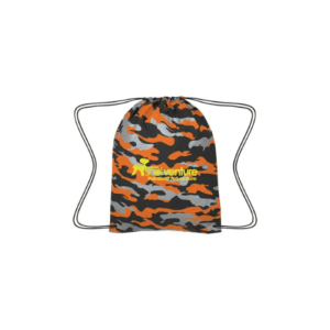 Printed Reflective Camo Drawstring Sports Pack