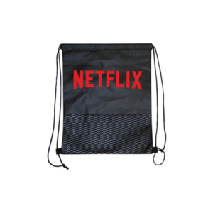 Promotional Wave NW Drawstring Backpack black