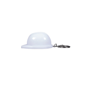 Plastic Construction Hard Hat Bottle Opener Key Chain