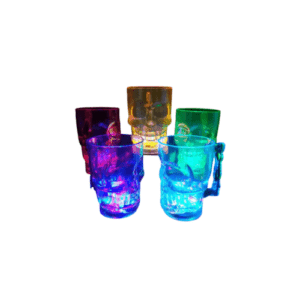 LED 14 oz Plastic Skull Mug Cup