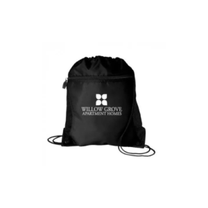 Promo Drawstring Backpack With Mesh Pocket