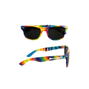 Tie-Dye Malibu Sunglasses rainbow