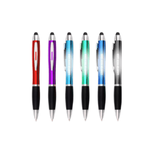 LED Torch Plastic Promotional Pen